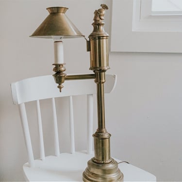 Vintage Spartan Roman Helmet Brass Tole Shade Lamp | Unique Oil Style  Electric Lamp | Michigan State Spartans 