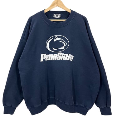 Vintage 90s Penn State University Nittany Lions Big Logo Crewneck Sweatshirt 2XL