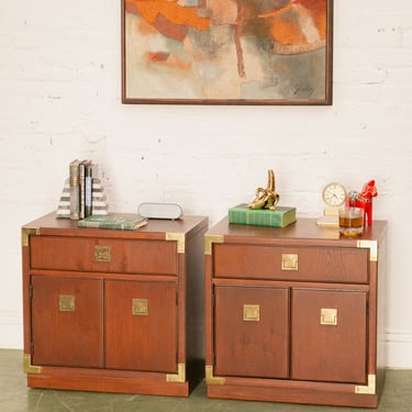 Campaign Restored Nightstands