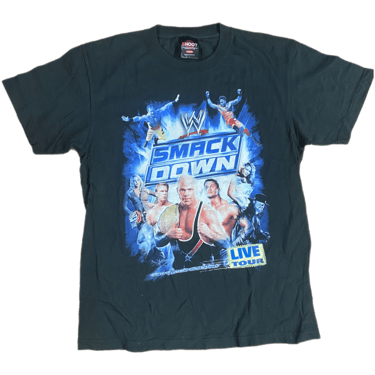 Vintage WWE SmackDown "Live Tour" Japan 2006 Tour Yokohama T-Shirt