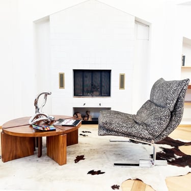 Onda Wave Lounge Chair by Giovanni Offredi for Saporiti, 1970s, in designer Velvet textile 