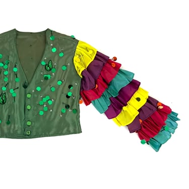 Handmade Flamenco Ruffle Jacket