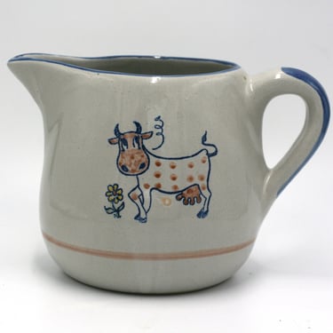 vintage louisville stoneware cow pitcher 