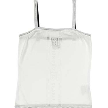 Chanel White Logo Tank