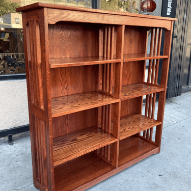 Crafting Power | Custom Arts and Crafts Style Oak Book Case