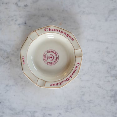 vintage french advertising ashtray, canard-duchêne i