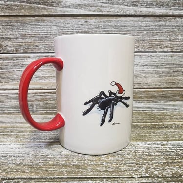 Y2K The Far Side Coffee Mug, Have Yourself a Hairy Little Christmas, Gary Larson Cartoon Comic, Tea Hot Chocolate Cup, Vintage Christmas 