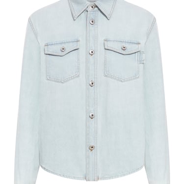 Bottega Veneta Women Extra Bleach Denim Shirt