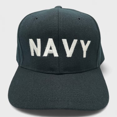 Vintage Navy Snapback Hat