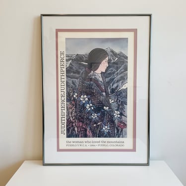“The Woman Who Loved the Mountains” Framed Print