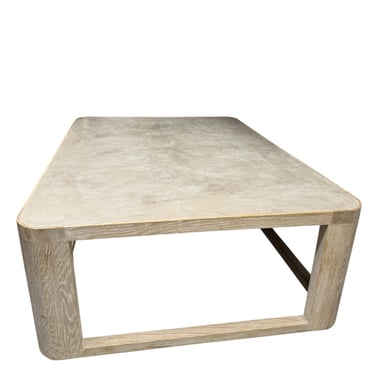 Limited Edition Walnut & Cement Finish Coffee Table