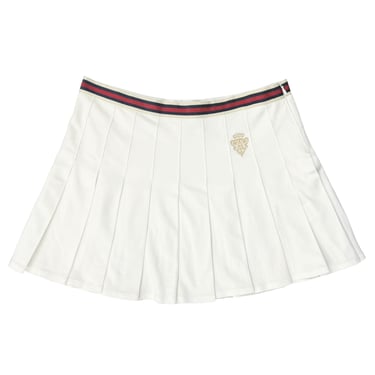 Gucci White Logo Tennis Skirt