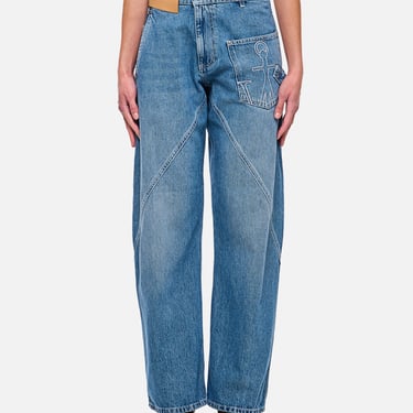 Jw Anderson Women Twisted Workwear Jeans