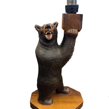 Black Forest Bear Lamp