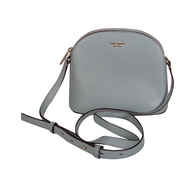 Kate Spade - Baby Blue Pebbled Leather Dome Crossbody Bag