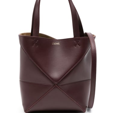 Loewe Women Puzzle Fold Mini Leather Tote