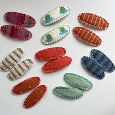 Fabric Hair Clips