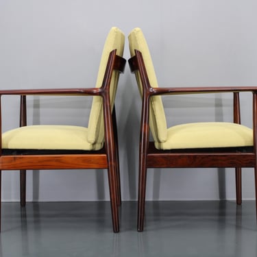 1960s Pair of Arne Vodder 431 Armchairs by Sibast Mobler, Denmark 