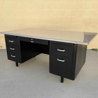 Vintage McDowell & Craig Oversized Tanker Desk 