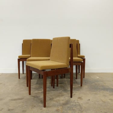 Set of 6 Vintage Czech Mid Century Modern Dining Chairs 