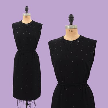 E 1960s Afterlight crepe rayon dress 