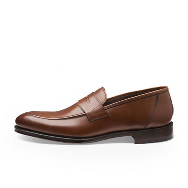 LOAKE 1880 ANSON Brown Leather Loafers