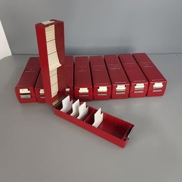 One Kodak Red Ready File Slide Holder Storage Multiples Available 