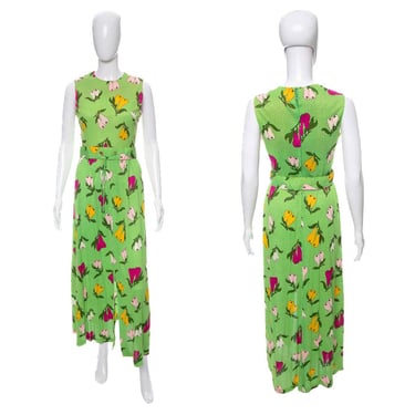 1970's HB Jrs. of California Green Pear and Polka Dot Three-Piece Set Size S