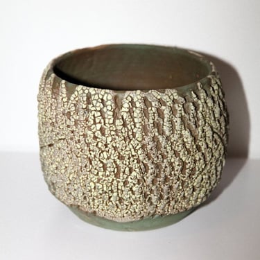 Ian Riccardo Ceramic Reptilian Vessel - Cream