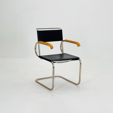 1 of 2 Mid century Cantilever D40 armchair for Marcel Breuer By Tecta Germany 1980s 