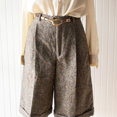 Vintage 1970s Tweed Culottes 26" Waist