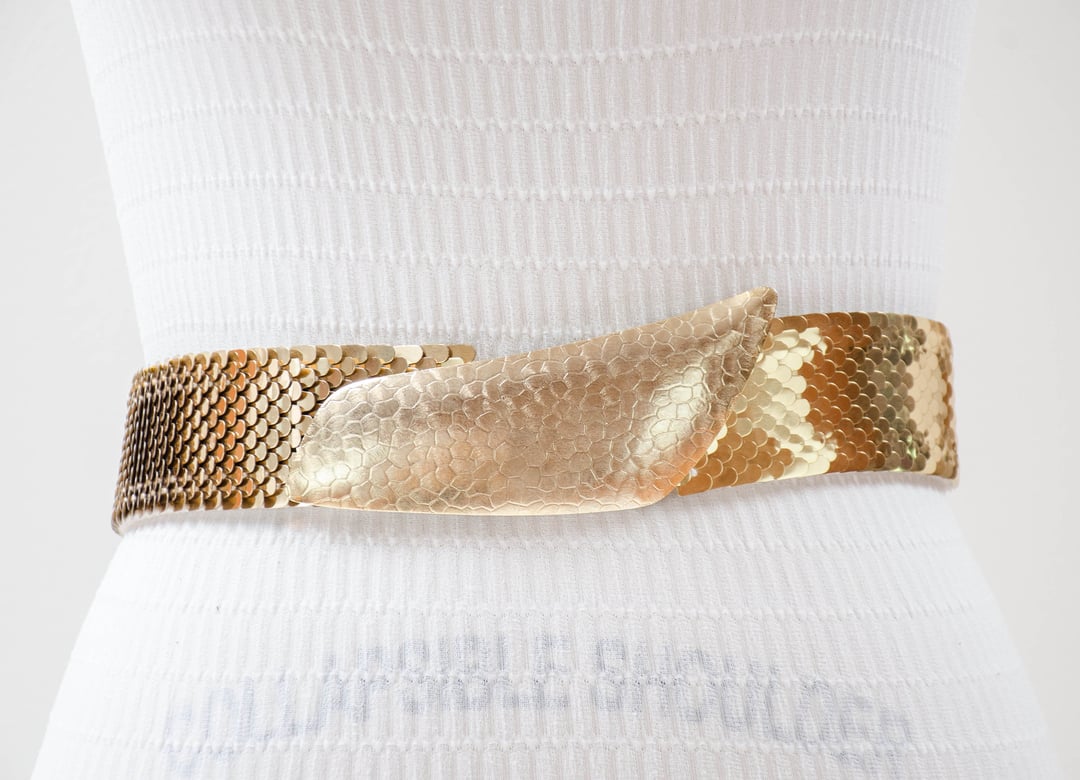 Gold O hook belt main image 1