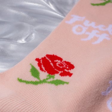 Fuck Off Rose Women's Crew Socks