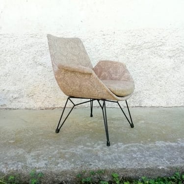 Vintage Coctail Armchair / Mid-century Easychair/ Alvin Lustig style Chair/ Lounge chair / Vintage Side Chair / 60s 