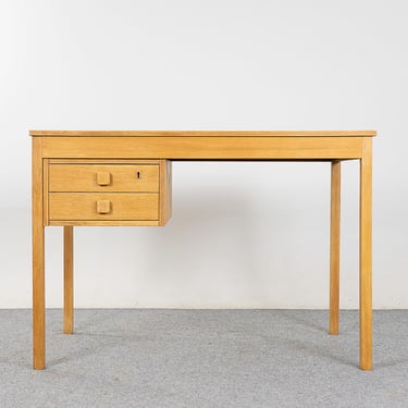 Danish Modern Oak Writing Desk - (323-035) 