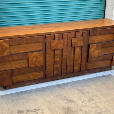 Lane Staccato Mid Century Dresser Brutalist 1960s Paul Evans 