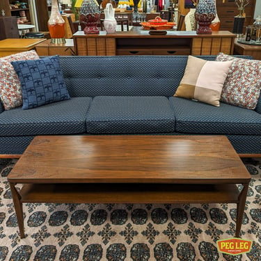Mid-Century Modern walnut coffee table from the Saga collection by Broyhill