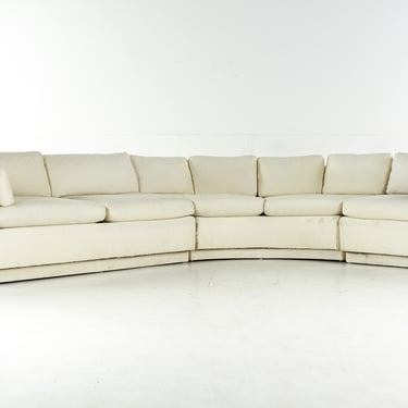 Directional Mid Century Sectional Sofa - mcm 