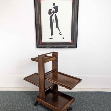 Art Deco Bar Cart Trolley Circa 1920's / 30's