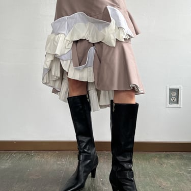 Givenchy Asymmetric Ruffled Skirt (M)