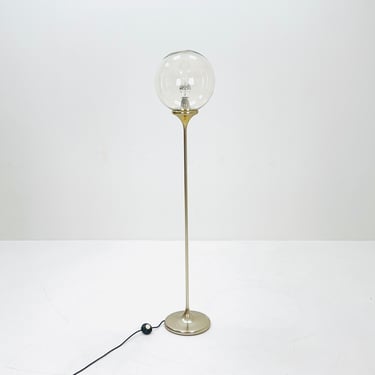 Mid century floor lamp trumpet base by Doria Leuchten, Germany 1970s 