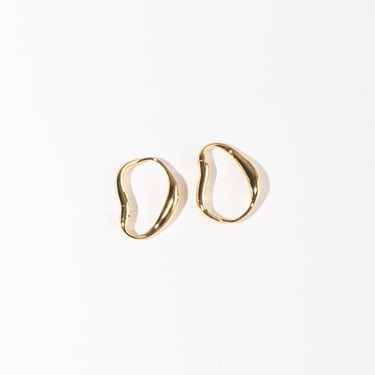 Mini Version Hoops in Gold