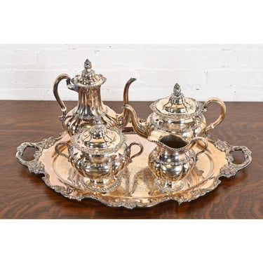 Tiffany & Co. Antique Victorian Silver Plate Coffee or Tea Service Set