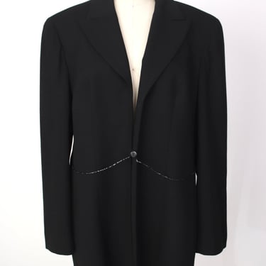 1990s Wool Beaded Blazer