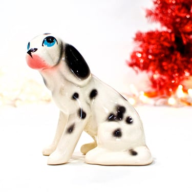 VINTAGE: Ceramic Dog Figurines - Dalmatian Dogs - Handcrafted - Hand Painted - Gift Idea -  SKU 24-C-00010786 