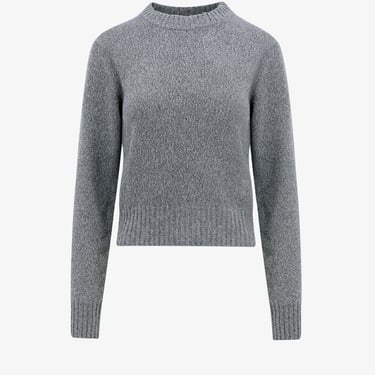 Ami Paris Woman Sweater Woman Grey Knitwear