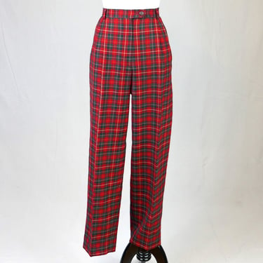 90s Y2K Talbots Plaid Trousers - 31