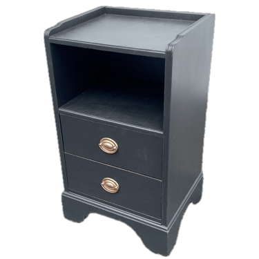 Vintage Nightstand in Black