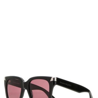 Alexander Mcqueen Women Black Acetate Punk Rivet Sunglasses