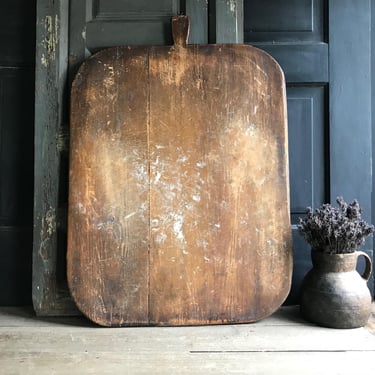 French Wood Serving Board, Large, Bread, Pizza, Charcuterie, Cheeseboard, Rustic French Farmhouse Cuisine 